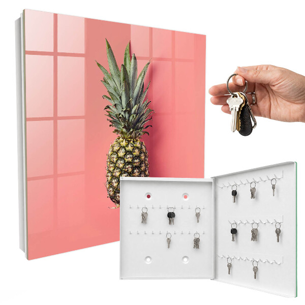 Key storage box Exotic pineapple
