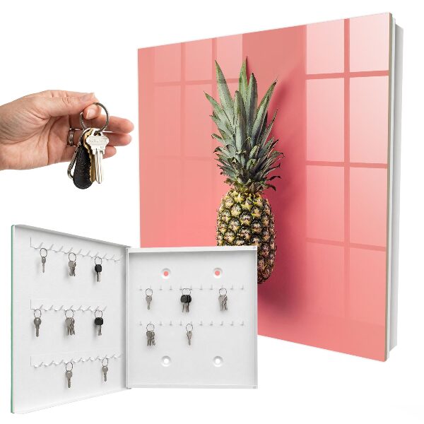 Key storage box Exotic pineapple