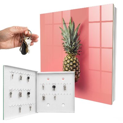 Key storage box Exotic pineapple