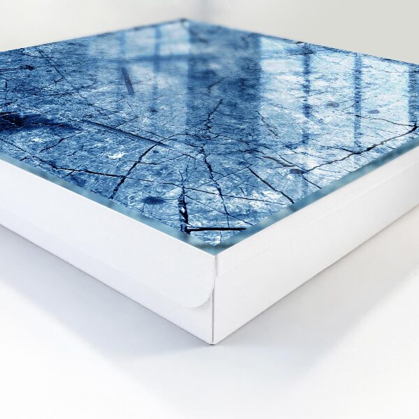 Key cabinet for wall Blue texture