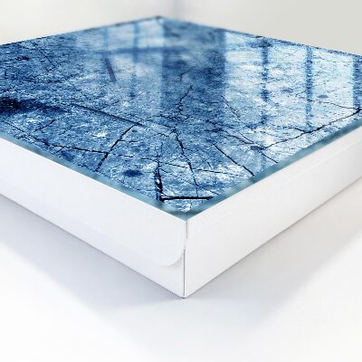Key cabinet for wall Blue texture