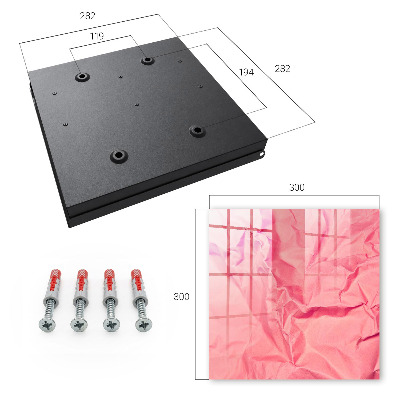 Key storage box Pink texture