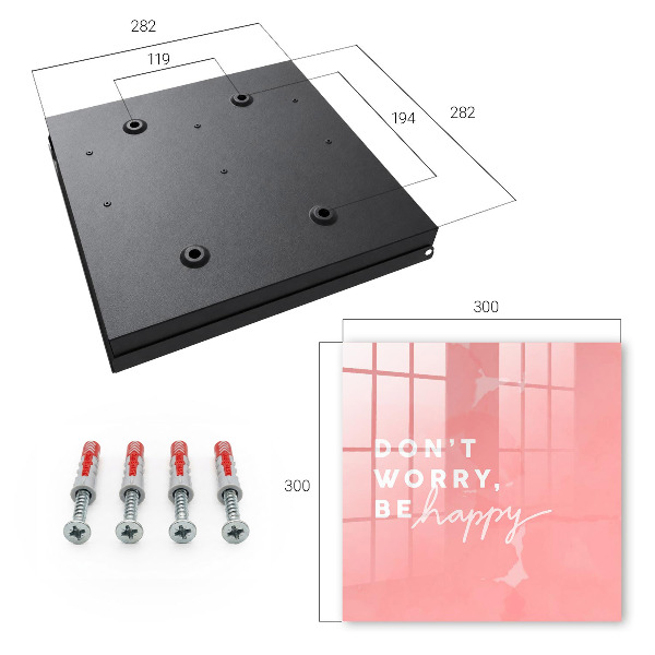 Key cabinet for wall Positive inspiration