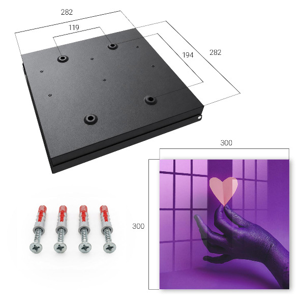 Key box Purple love