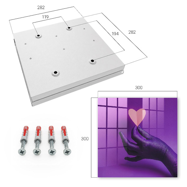 Key box Purple love