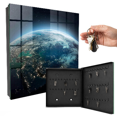 Key cabinet for wall Night Earth
