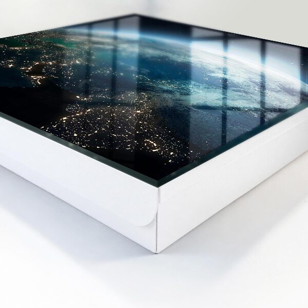 Key cabinet for wall Night Earth
