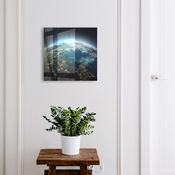 Key cabinet for wall Night Earth