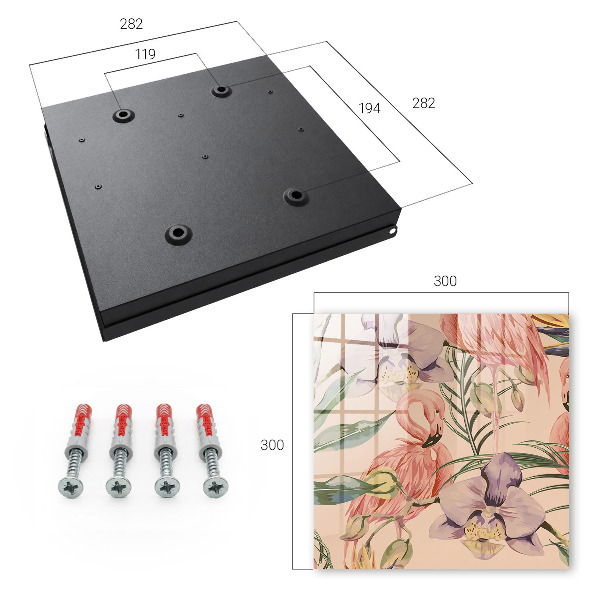 Key cabinet for wall Exotic elegance