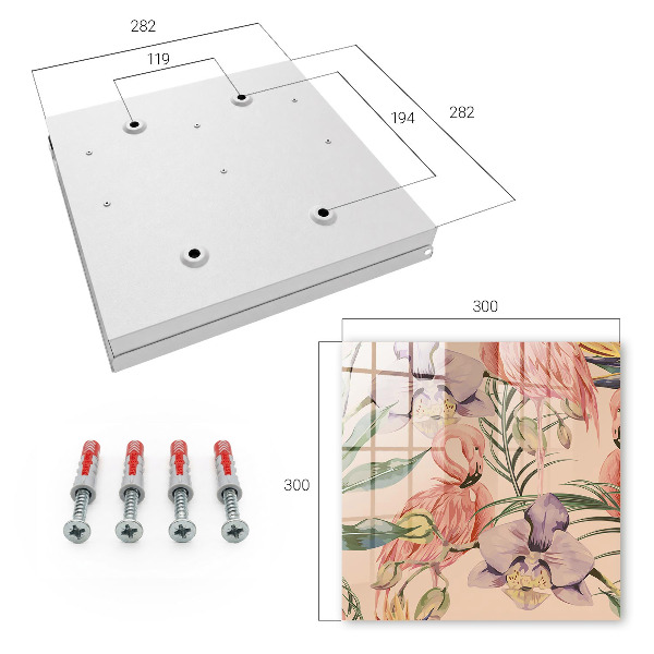 Key cabinet for wall Exotic elegance