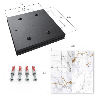 Key box Marble pattern