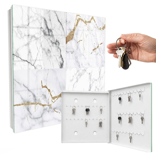Key box Marble pattern
