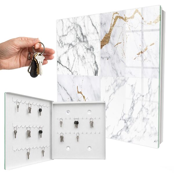 Key box Marble pattern