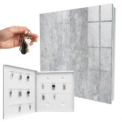 Key cabinet for wall Concrete pattern