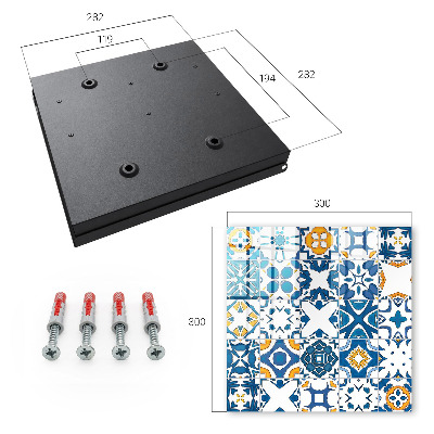 Key storage box Geometric patterns