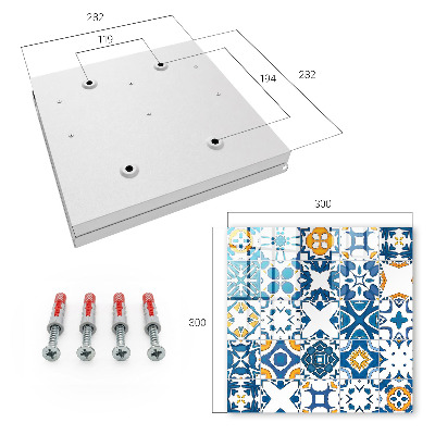 Key storage box Geometric patterns