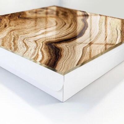 Key cabinet for wall Wooden waves