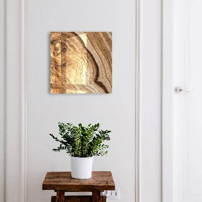 Key cabinet for wall Wooden waves