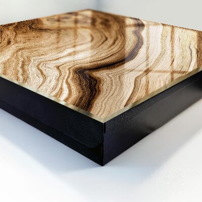 Key cabinet for wall Wooden waves