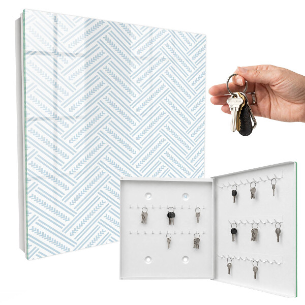 Key storage box Delicate fish bone