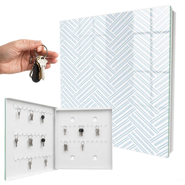 Key storage box Delicate fish bone