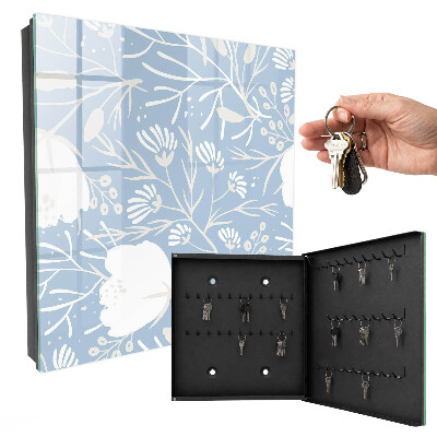 Key cabinet for wall Plant motifs