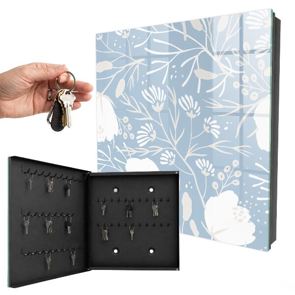 Key cabinet for wall Plant motifs