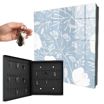 Key cabinet for wall Plant motifs