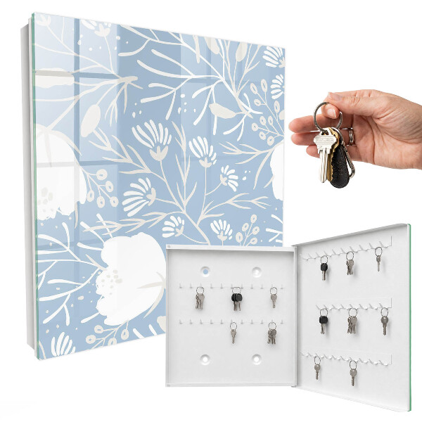 Key cabinet for wall Plant motifs