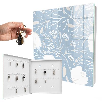Key cabinet for wall Plant motifs