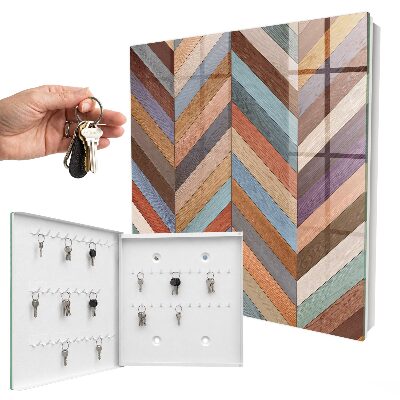 Key storage box Herringbone style