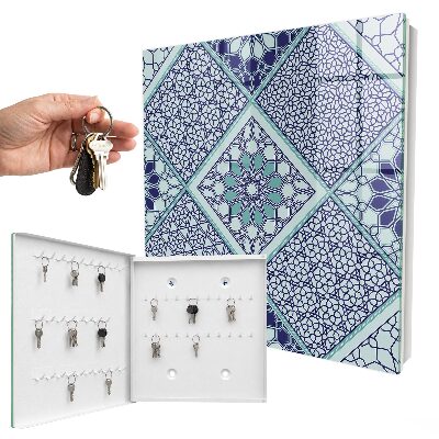 Key box Geometric pattern
