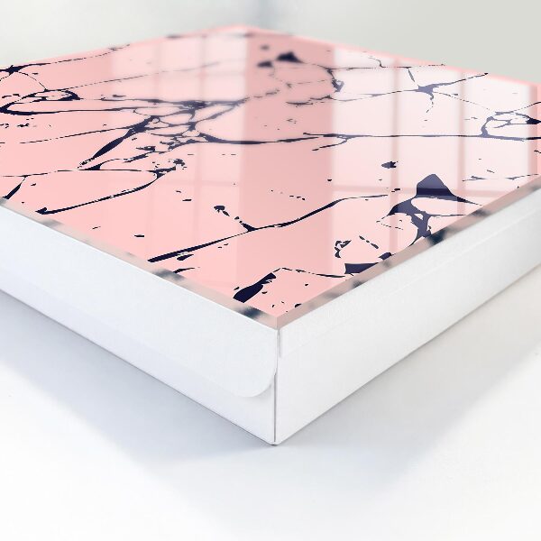 Key storage box Marble mosaic