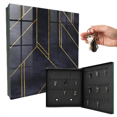 Key cabinet for wall Geometric structure