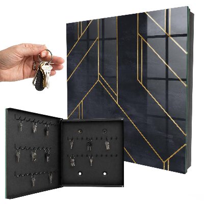 Key cabinet for wall Geometric structure
