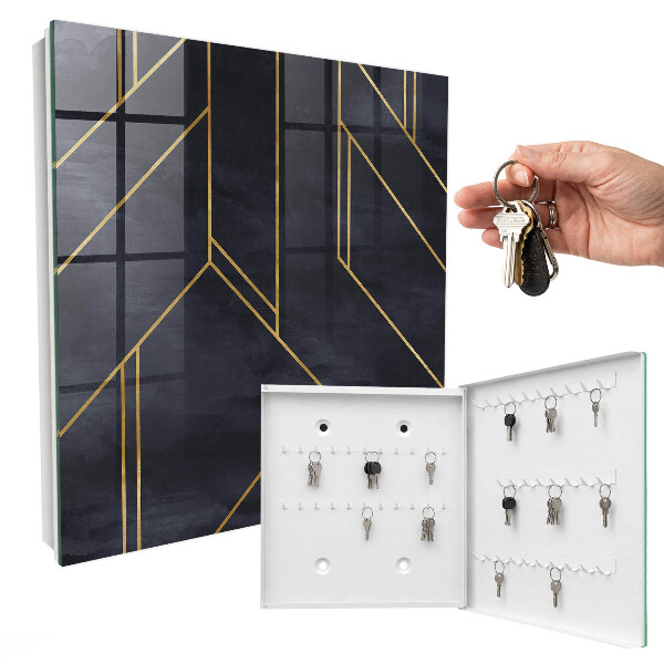 Key cabinet for wall Geometric structure
