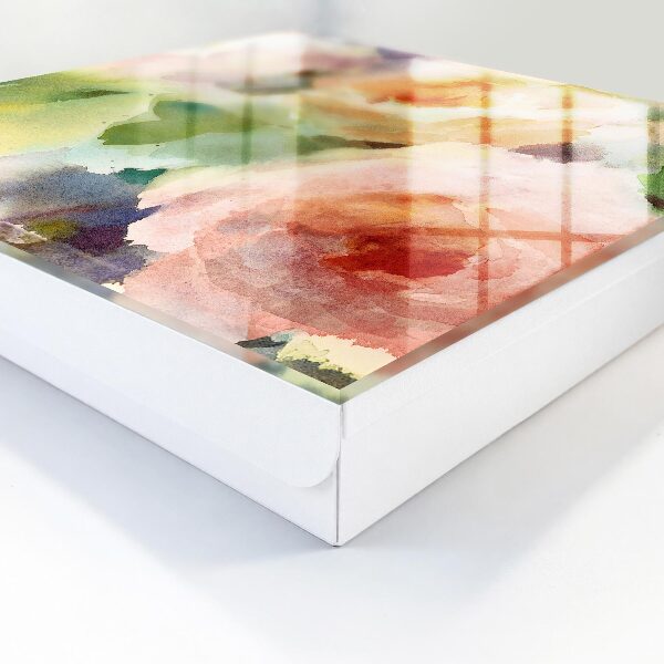Key storage box Floral motif