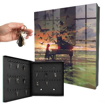 Key cabinet for wall Harmony of nature