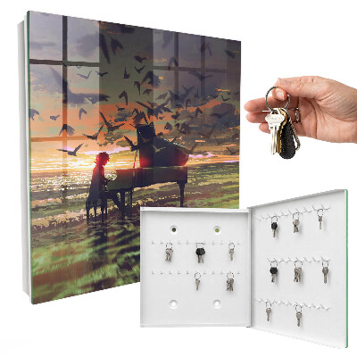 Key cabinet for wall Harmony of nature