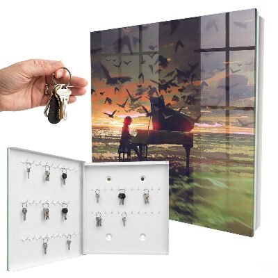 Key cabinet for wall Harmony of nature