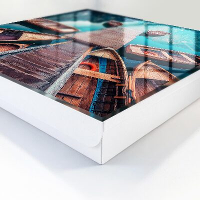 Key storage box Mountain landscape