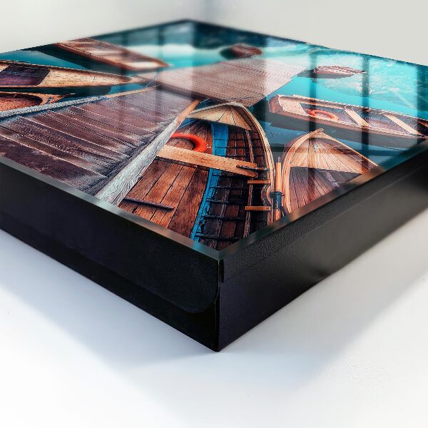 Key storage box Mountain landscape