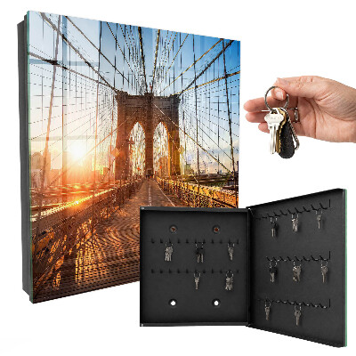 Key cabinet for wall The setting sun