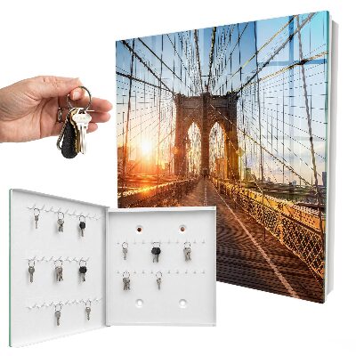 Key cabinet for wall The setting sun