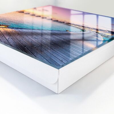 Key storage box A peaceful sunset
