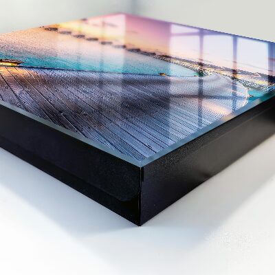 Key storage box A peaceful sunset