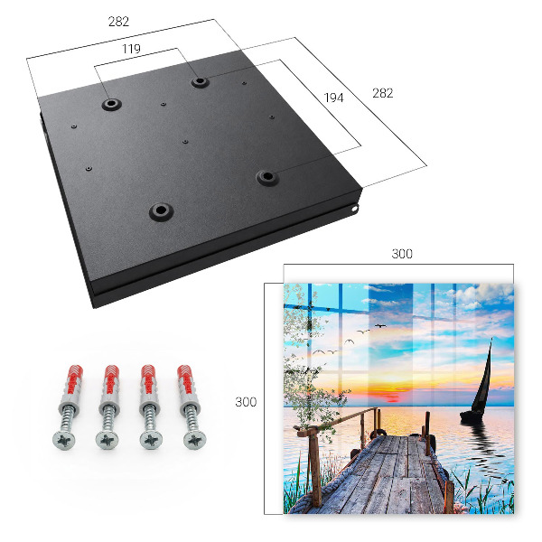 Key cabinet for wall A peaceful country