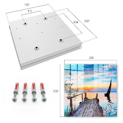 Key cabinet for wall A peaceful country