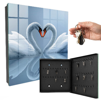 Key storage box Swan's Love
