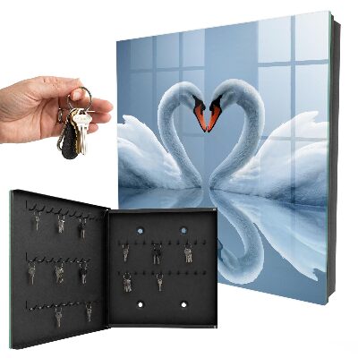 Key storage box Swan's Love